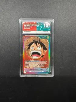 OP13-001 - Monkey.D.Luffy (Alt Art) - Carrying On His Will - PERFECT ACE 10 - Image 1