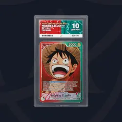 OP13-001 - Monkey.D.Luffy (Alt Art) - Carrying On His Will - PERFECT ACE 10 - Image 3