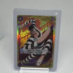 One Piece Mr.2.Bon.Kurei EB01-061 Holo Secret Rare Foil 1000 HP English - Image 1