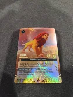 Disney Lorcana Simba Pride Protector Foil Card DLC Challenge Promo Prize Top 64 - Image 1