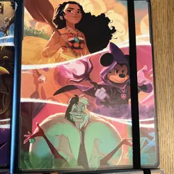 Disney Lorcana Binder Lot: First Chapter, Brave Little Prince, Villains, Stitch - Image 3
