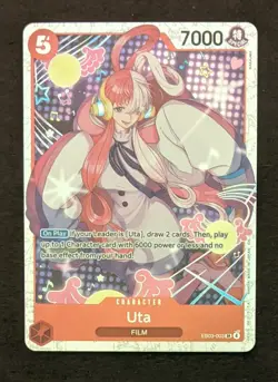 Uta EB03-003 SR English NM EB: Heroines Edition One Piece Card Game TCG - Image 1