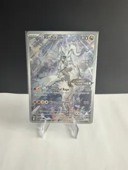 Pokemon TCG N's Reshiram Holo IR Stamped Promo Card 167/159 Journey Together NM - Image 1