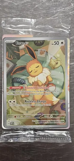 Eevee Prismatic Evolutions Scarlet & Violet Promo Card Holo 173/189 Sealed #1 - Image 1