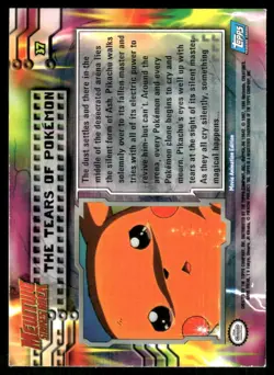 Pokemon Cards The Tears Of Pokemon #37 Topps The First Movie Trading Cards LP - Image 2