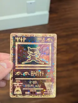 Ancient Mew Pokemon Movie Promo Card 2000 Vintage Used - Image 1