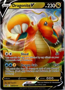 Dragonite V Promo SWSH: Sword & Shield Promo Cards SWSH154 NM - Image 1