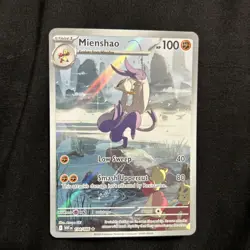Pokemon TCG White Flare Illustration Rare Mienshao Card 134/86 English Edition - Image 1