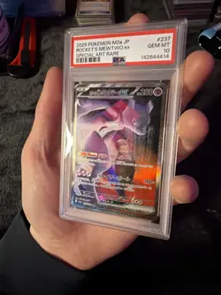 PSA 10 Team Rocket's Mewtwo ex SAR 237/193 MEGA Dream ex M2a Japan Pokemon Card - Image 3