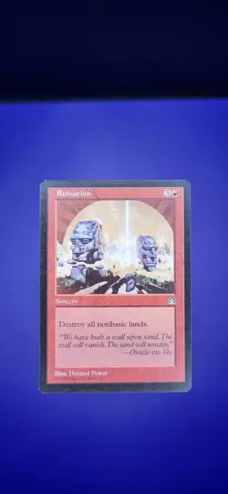 Ruination Card Stronghold #95 Rare Magic The Gathering - Image 1