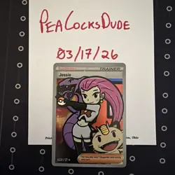 After Skool Hobby Pokemon Trainer Supporter Card Jessie Team Rocket (Holo) - Image 1
