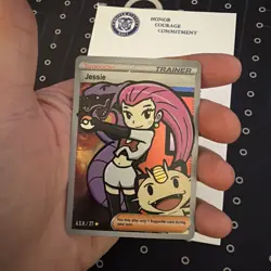 After Skool Hobby Pokemon Trainer Supporter Card Jessie Team Rocket (Holo) - Image 3