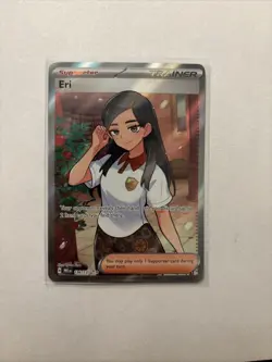 Eri 136/131 Prismatic Evolutions Holo Pokemon Card Trainer Supporter - Image 1