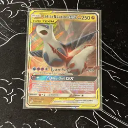 Pokemon TCG Latias & Latios GX TAG TEAM SM-Team Up 113/181 Ultra Rare Holo Card - Image 1