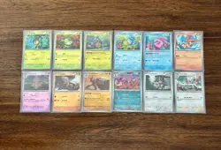 Pokemon TCG Black Bolt Pokeball And Masterball 12 Card Lot No Dupes NM - Image 1
