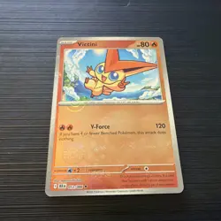 Pokemon TCG Victini 012/086 Holo Masterball English Card 2025 - Image 1