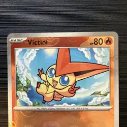 Pokemon TCG Victini 012/086 Holo Masterball English Card 2025 - Image 2