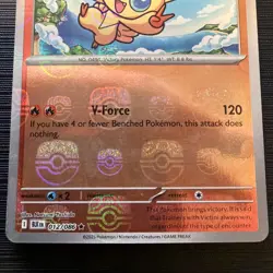 Pokemon TCG Victini 012/086 Holo Masterball English Card 2025 - Image 3