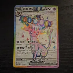 Pokemon Espeon ex SVP175 Scarlet & Violet Promo Holo EX 270 HP Card - Image 1