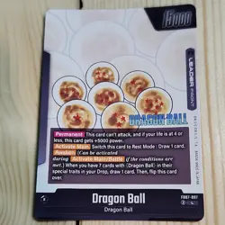Bandai Dragon Ball Super Card Game FB07 Shenron Leader Foil Awaken FB07-097 - Image 2