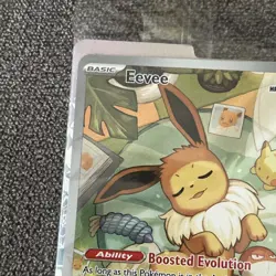 Pokemon Eevee TCG IR Scarlet and Violet Prismatic Evolutions Promo Card Sealed - Image 2