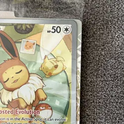 Pokemon Eevee TCG IR Scarlet and Violet Prismatic Evolutions Promo Card Sealed - Image 3