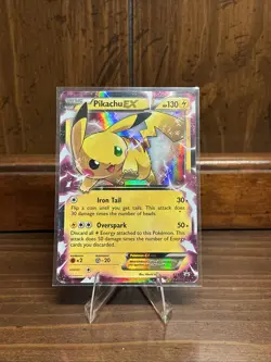Pokemon TCG Pikachu EX XY84 Legendary Collection Promo Card MP - Image 1