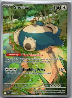 Snorlax SVP 051 - Pokemon TCG SV Black Star Promos - Illustration Rare (NM) - Image 1