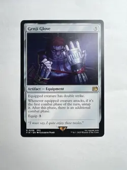 Genji Glove - NM Universes Beyond: Final Fantasy Rare Artifact MTG [258] - Image 1