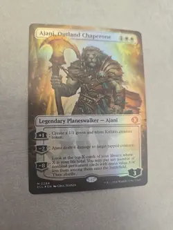 Ajani, Outland Chaperone (Borderless) Lorwyn Eclipsed Foil - Image 1