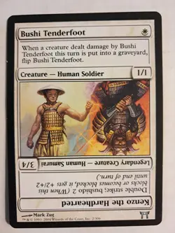 Bushi Tenderfoot - Champions of Kamigawa (2/306) MTG MAGIC LP BULK DISCOUNT - Image 1