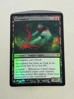 MTG FOIL Bloodghast Zendikar Magic the Gathering - Image 1