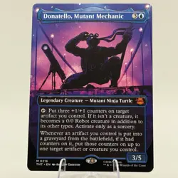 MTG TMNT - Donatello, Mutant Mechanic (Borderless) - TMT - NM - Image 1