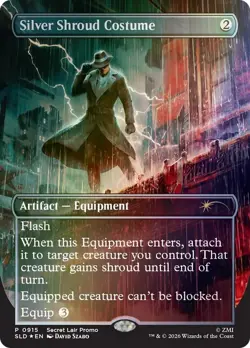 Silver Shroud Costume [SLD - 915] - NM [Foil] TCG MTG - Image 1
