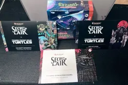 MTG TNMT Collector booster box, Pizza bundle and Secret Lair Bundle Sealed - Image 1