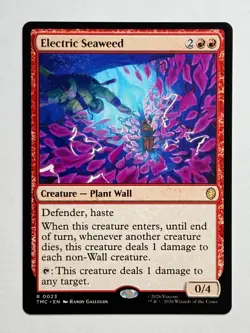 MTG Electric Seaweed 23 R Normal Commander: Teenage Mutant Ninja Turtles - Image 1