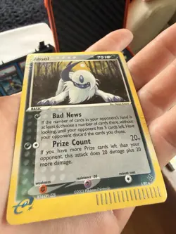 Pokemon TCG Absol 1/97 Cosmo Holo Rare Dragon EX Card eReader Compatible - Image 2