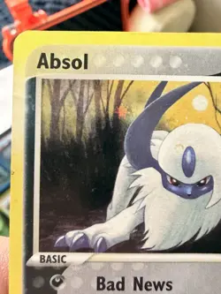 Pokemon TCG Absol 1/97 Cosmo Holo Rare Dragon EX Card eReader Compatible - Image 3