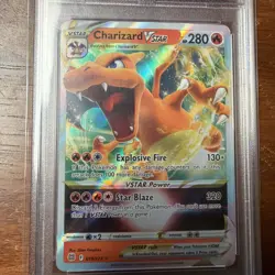 2022 Pokemon Brilliant Stars Charizard VSTAR 018/172 PSA 10 Gem Mint Holo Rare - Image 2