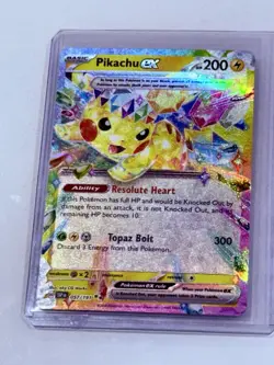 Pokemon Surging Sparks - Pikachu EX 057/191 - Double Rare - Image 1