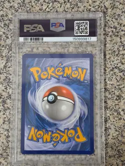 Pokemon TCG Espeon & Deoxys GX SM240 Black Star Promo Holo PSA 7 - Image 2
