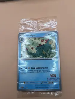 Pokemon Day 2025 Promos Feraligatr Illustration Contest 2024 Promo #213 SEALED - Image 2