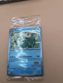 Pokemon Day 2025 Promos Feraligatr Illustration Contest 2024 Promo #213 SEALED - Image 3