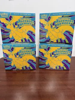Pokemon TCG Mega Evolution Ascended Heroes Elite Trainer Box Lot Of 4 - Sealed - Image 1