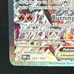 2023 Pokemon Gaming SV Obsidian Flames - OBF EN Charizard ex #223/197 - Image 4