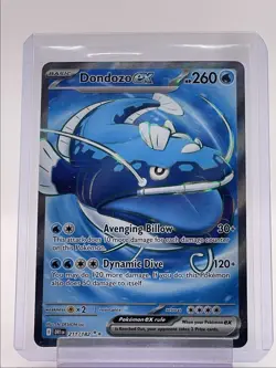 DONDOZO EX 2025 POKEMON DESTINED RIVALS ULTRA RARE D 211/182 Q2714 - Image 1