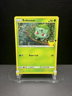 Pokemon TCG - Bulbasaur 001/025 McDonald's 25th Anniversary Holo - LP Condition - Image 1