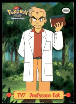 Pokemon Cards TV7 Professor Oak Topps Trading Cards Series 1 LP *1 - Image 1