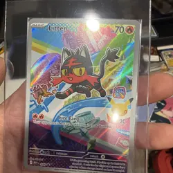 Litten MEP 044 Pokemon First Partner Illustration Black Star Promo - Image 2