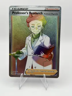 Pokemon TCG Professor's Research 209/202 Trainer Sword & Shield Rainbow Rare - Image 1